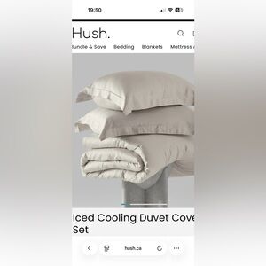 Hush Iced Cooling Duvet Set